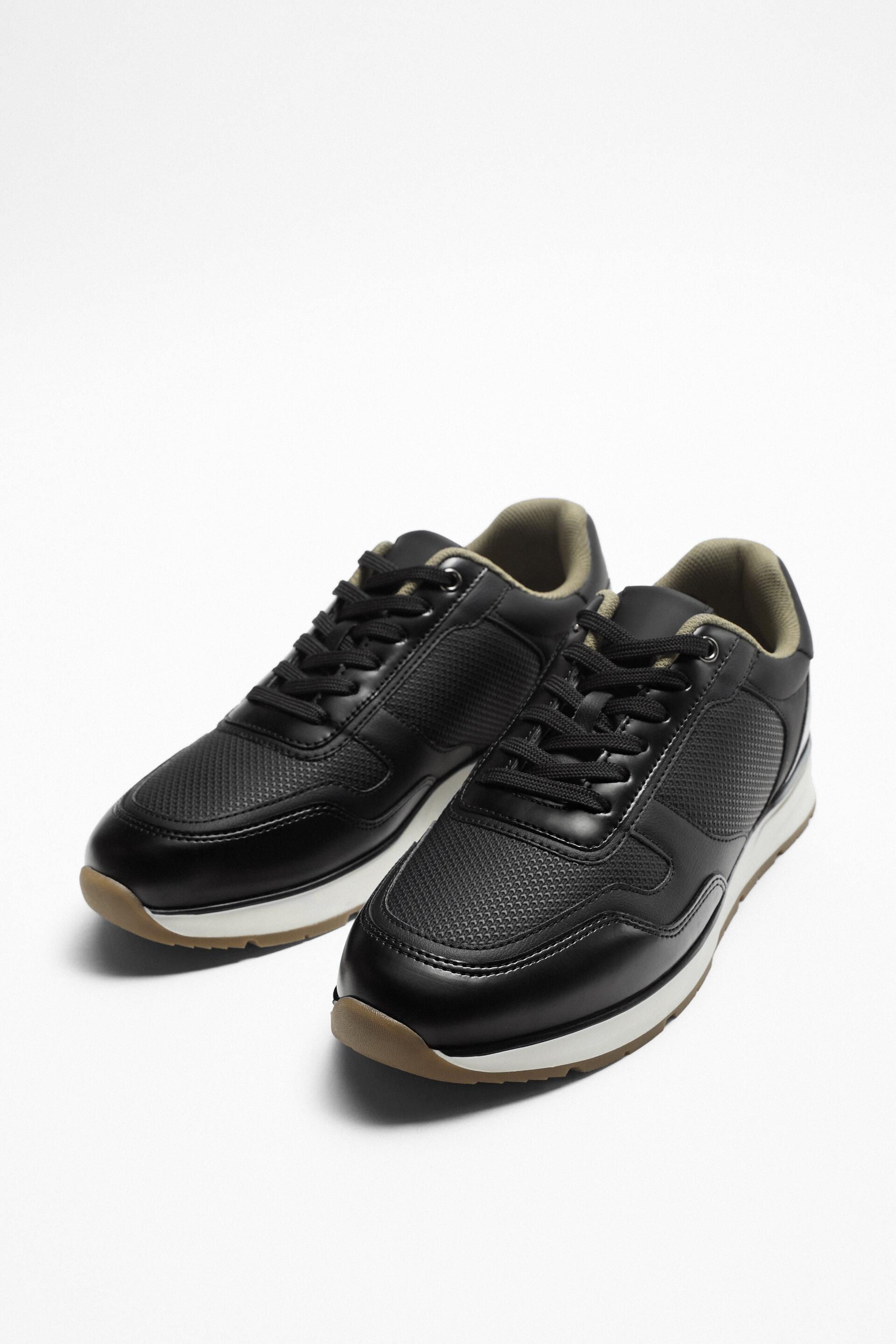 

Кроссовки мужские ZARA 12382020 черные 44 RU (доставка из-за рубежа), 12382020