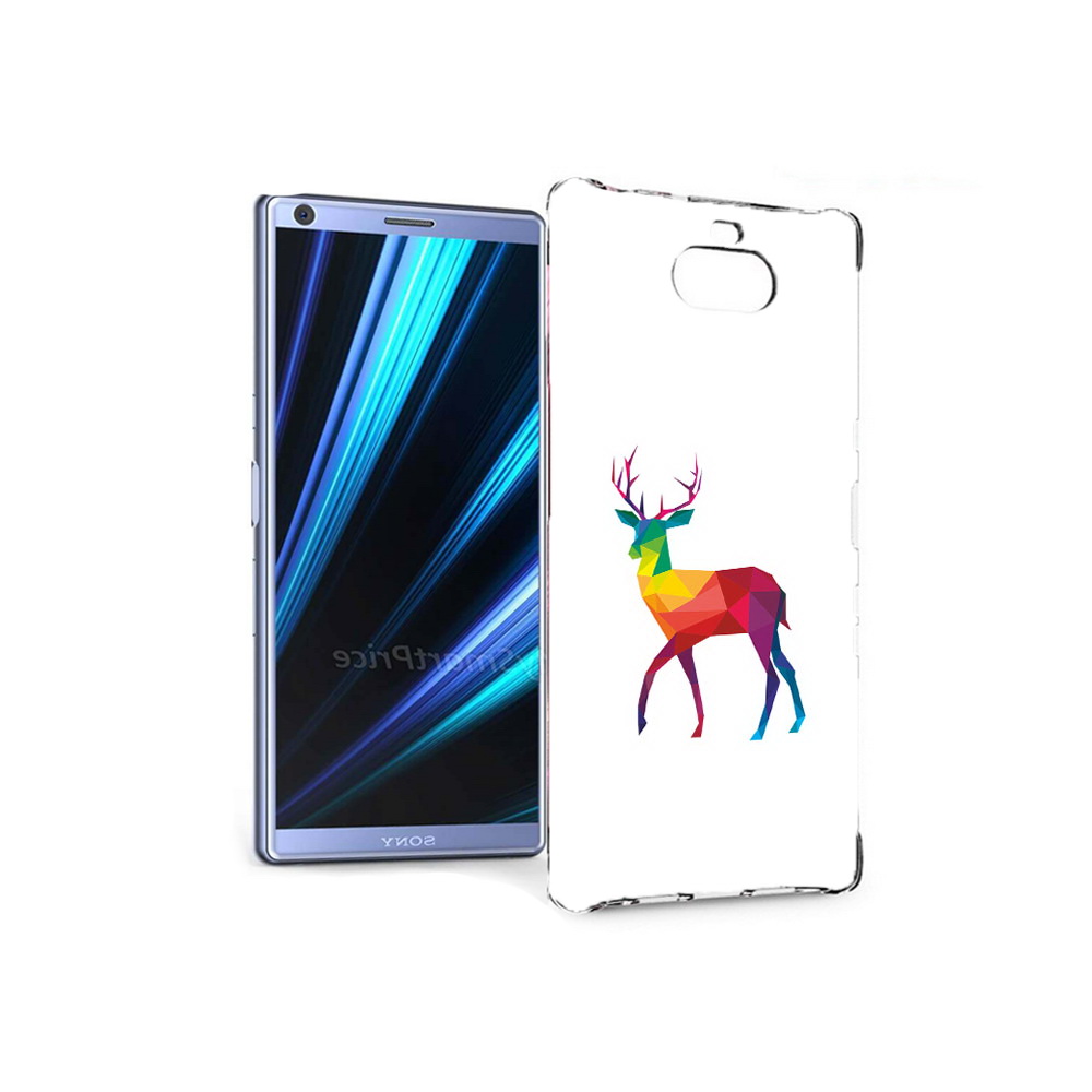 

Чехол MyPads Tocco для Sony Xperia 10 геометрический олень (PT125953.225.286), Прозрачный, Tocco