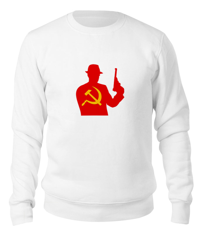 

Свитшот унисекс Printio Russian mafia белый M, Russian mafia