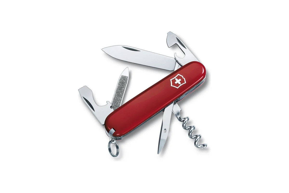 

Складной нож Victorinox Sportsman, функций: 13, 84мм, красный ,арт. 0.3803, Sportsman