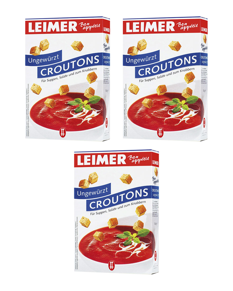 

Крутоны Leimer Классические, Без Специй 100 гр. - 3 шт