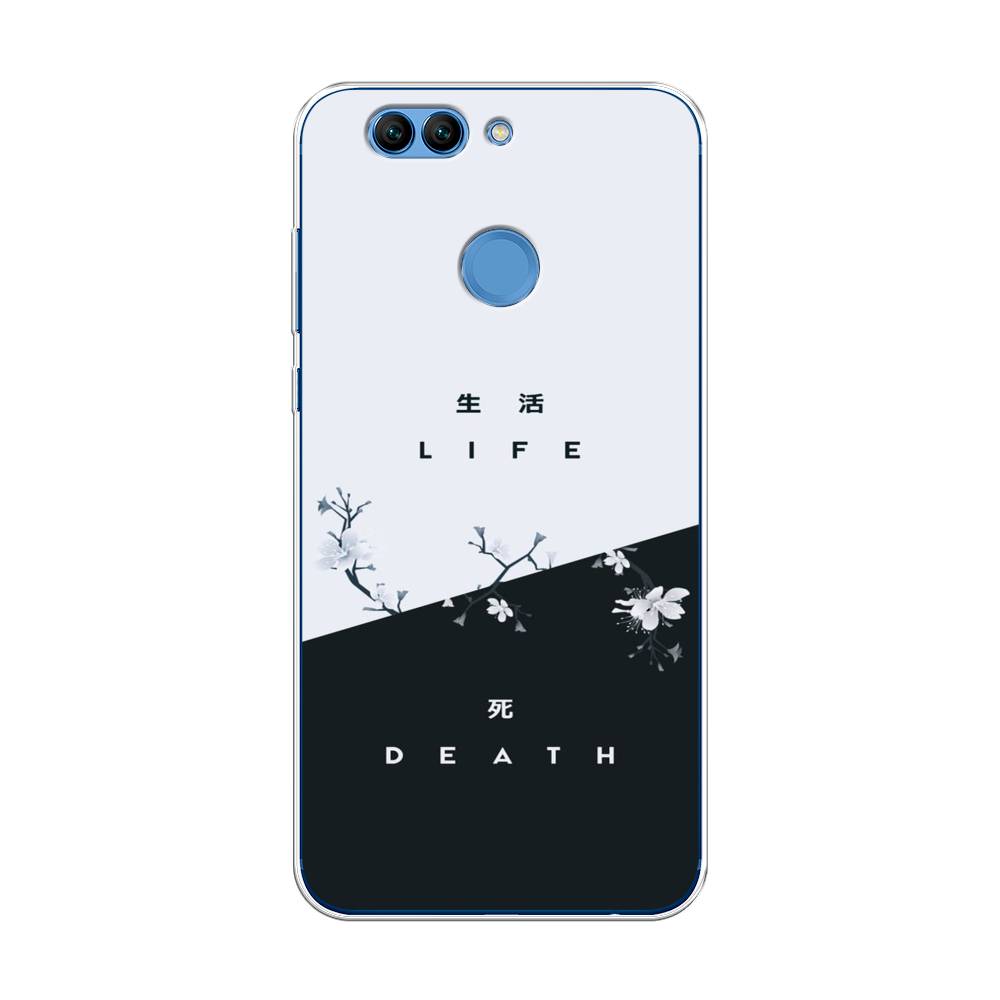 

Чехол Awog на Huawei Nova 2 Plus "Life and death", Разноцветный, 63050-7