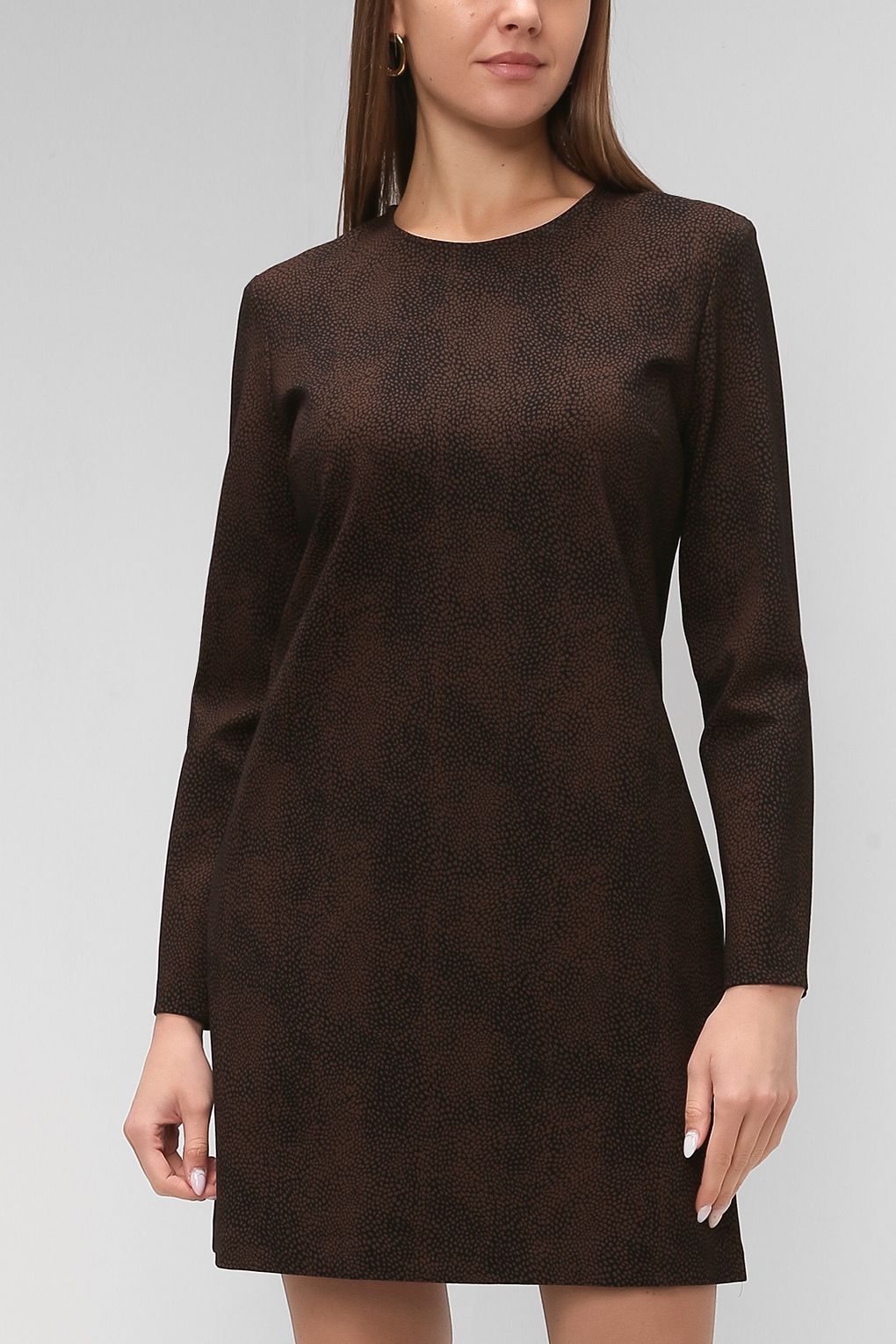 Платье женское PAOLA RAY PR220-3095 коричневое S