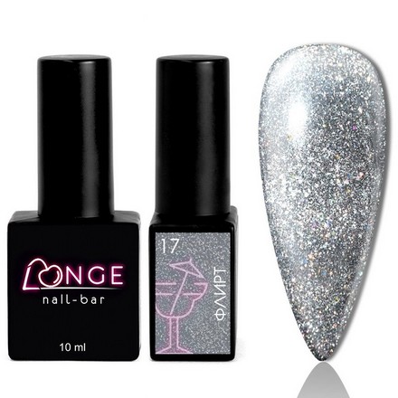 

Гель-лак LONGE nail-bar Флирт №17