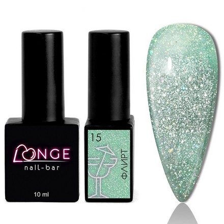 

Гель-лак LONGE nail-bar Флирт №15