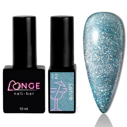 

Гель-лак LONGE nail-bar Флирт №12