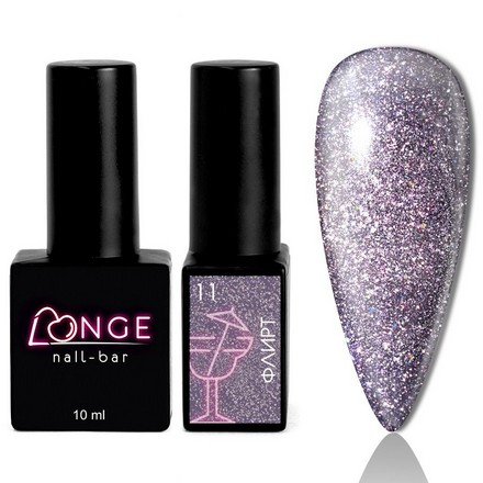 

Гель-лак LONGE nail-bar Флирт №11