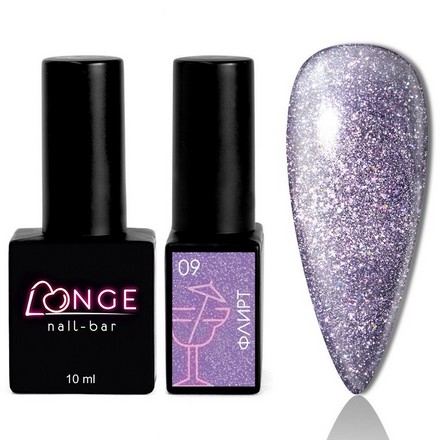 

Гель-лак LONGE nail-bar Флирт №09