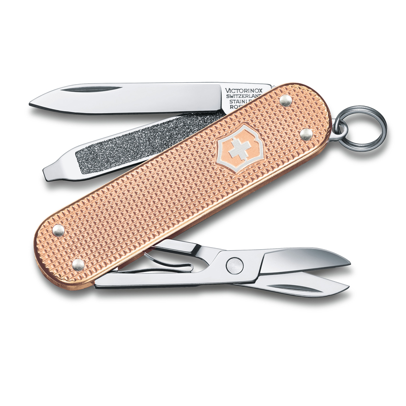 фото Нож-брелок classic sd alox colors "fresh peach", 58 мм victorinox 0.6221.202g