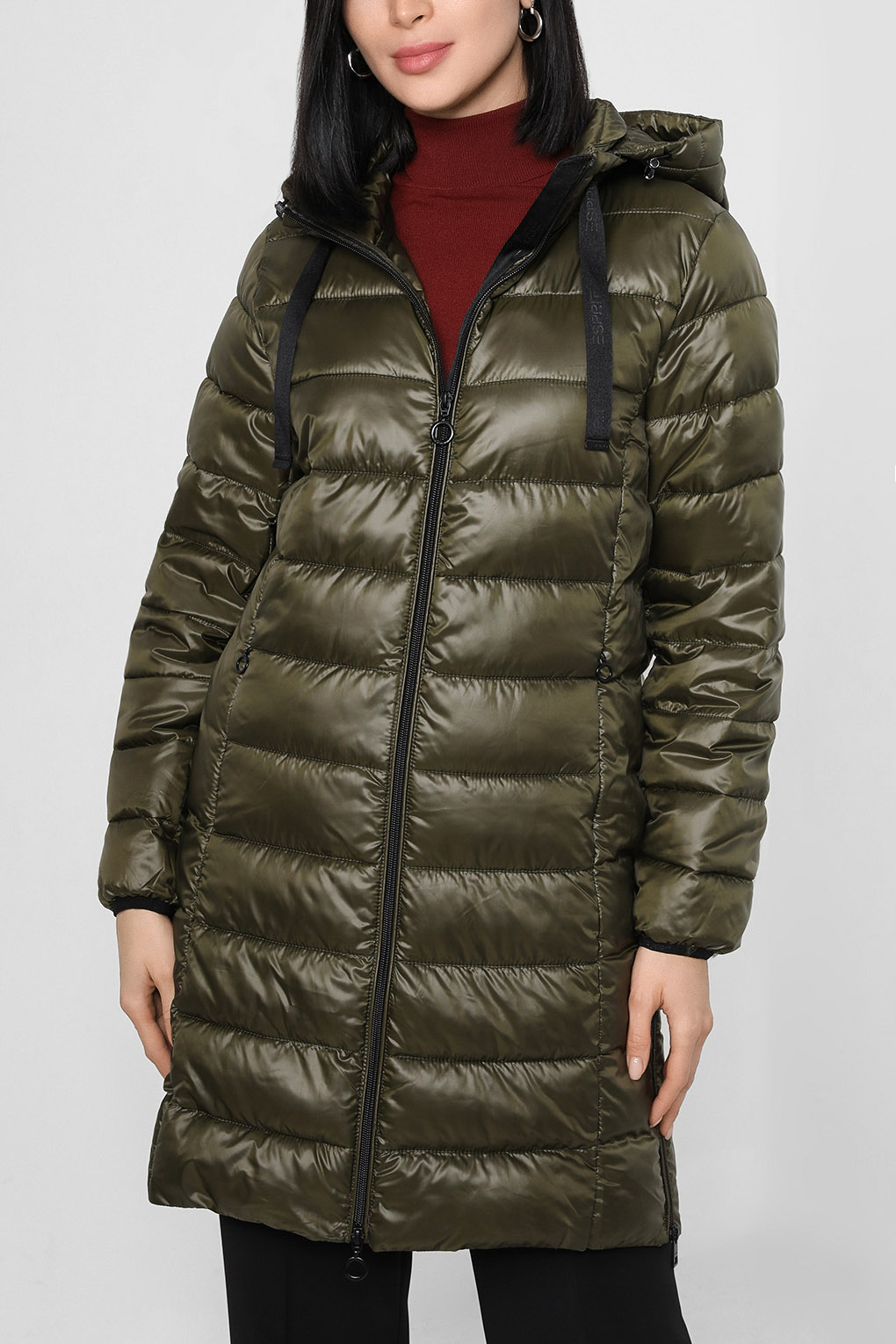 

Куртка женская Esprit Casual 072EE1G306 хаки S, 072EE1G306