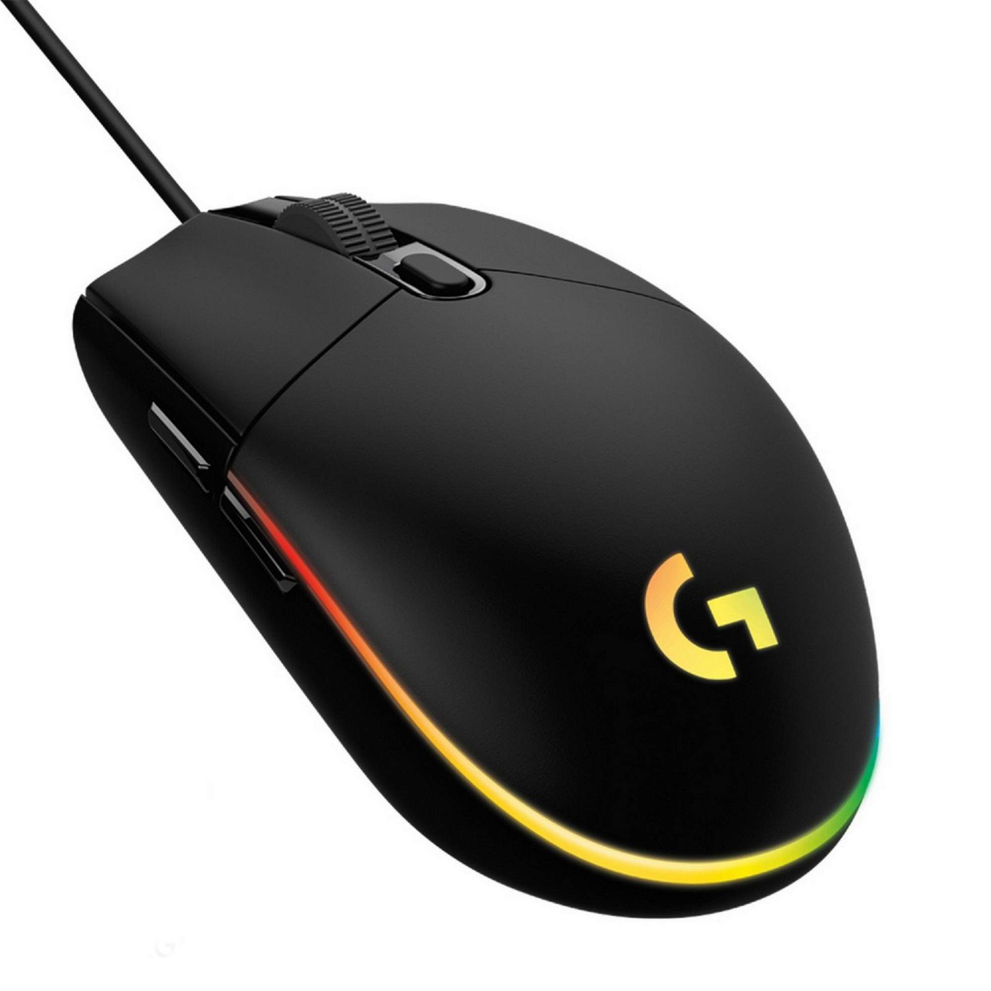 

Мышь Logitech G102 LIGHTSYNC, игровая, оптическая, проводная, USB, black 910-005823, G102