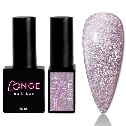

Гель-лак LONGE nail-bar Флирт №04