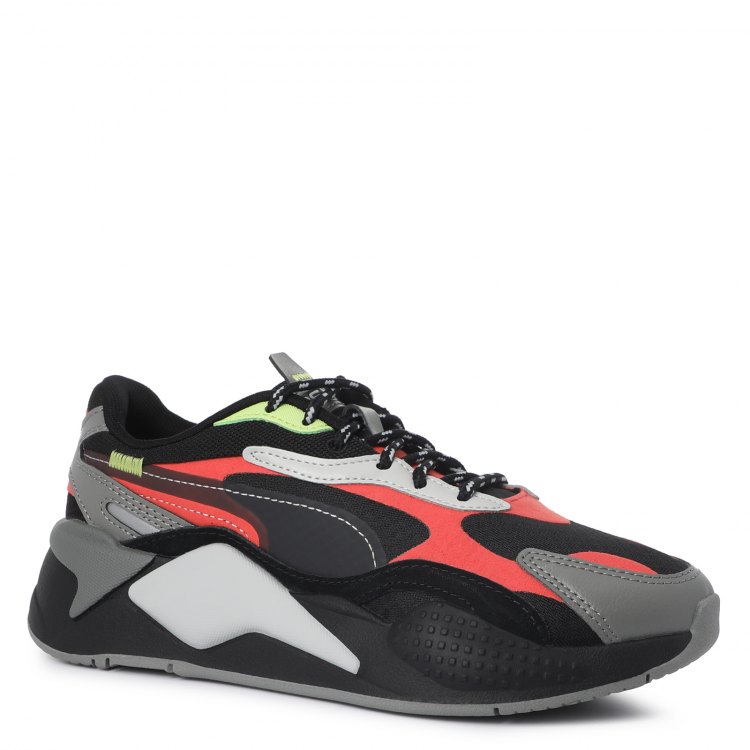 фото Кроссовки puma rs-x³ city attack jr для мальчиков, черный 36 eu