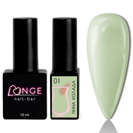 

Гель-лак LONGE nail-bar Пина колада №01