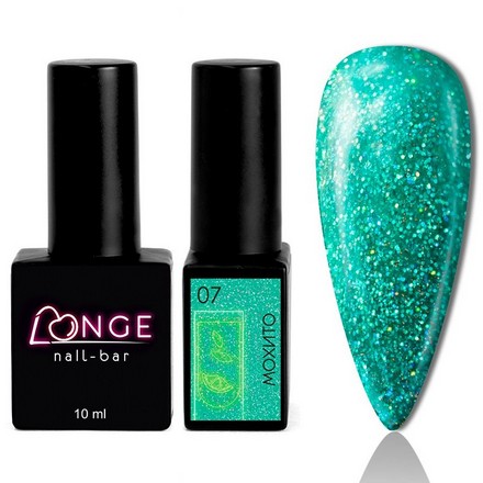 

Гель-лак LONGE nail-bar Мохито №07