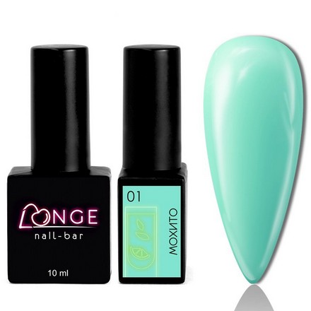 

Гель-лак LONGE nail-bar Мохито №01
