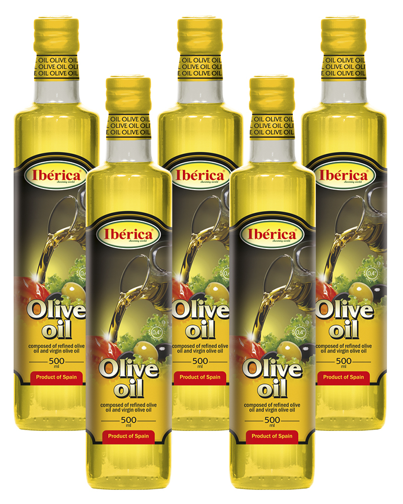 

Оливковое масло Iberica 100% 0,5 л, стекло - 5 шт.