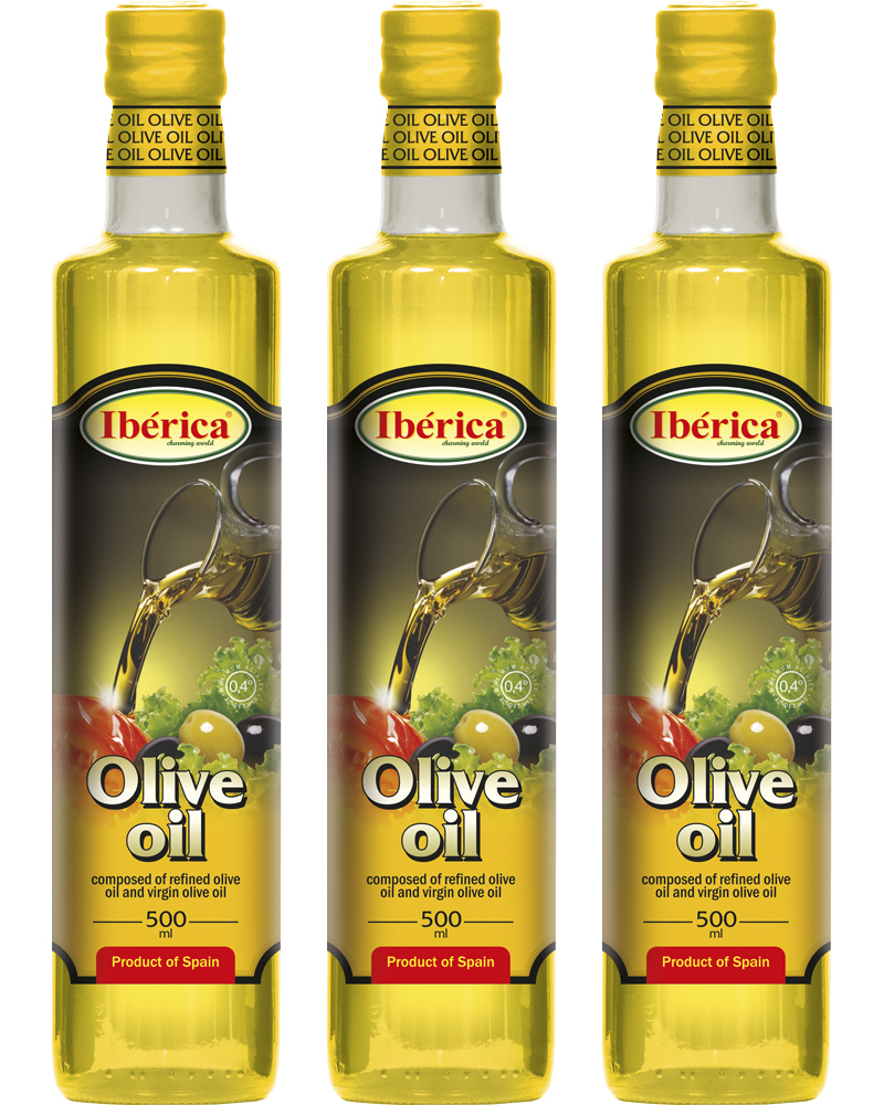 

Оливковое масло Iberica 100% 0,5 л - 3 шт.