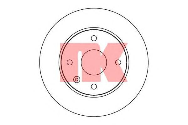

Тормозной диск Nk 205009