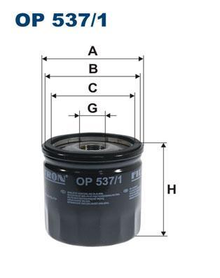 

Фильтр масляный Filtron OP5371
