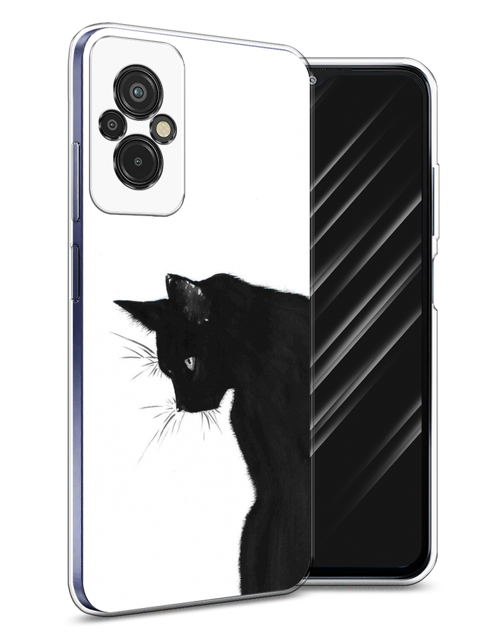 

Чехол Awog на Xiaomi Redmi 11 Prime 4G "Black cat", Черный;белый, 316850-1