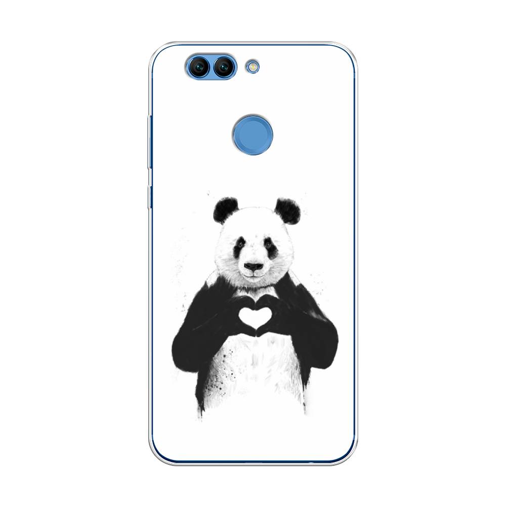 

Чехол Awog на Huawei Nova 2 Plus "Панда love", Разноцветный, 63050-10