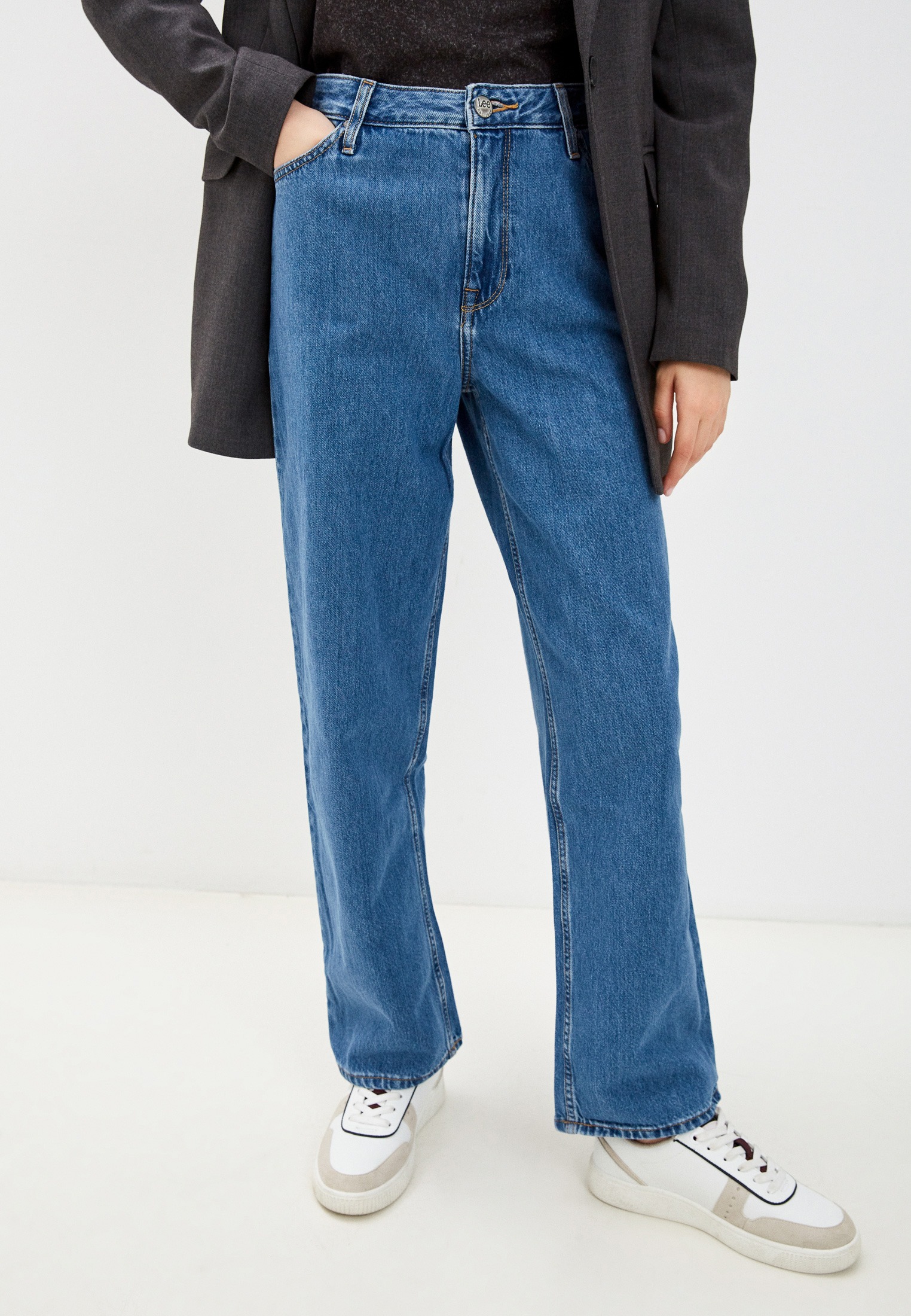 

Джинсы женские WIDE LEG LONG Lee синие 29/31, Синий, WIDE LEG LONG