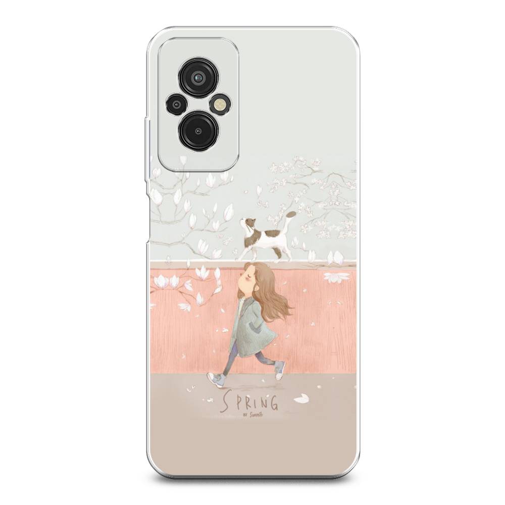 

Чехол Awog на Xiaomi Redmi 11 Prime 4G "Девочка-весна", Серый, 316850-7
