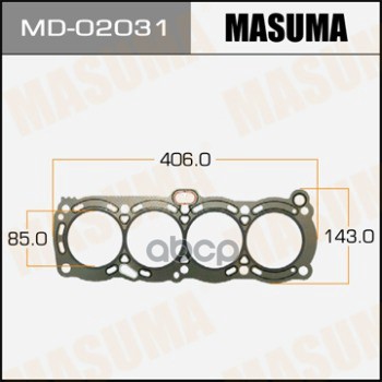 

Прокладка Гбц Ca20 (Графит-Эластомер) Толщина 1,60 Мм Masuma арт. MD02031