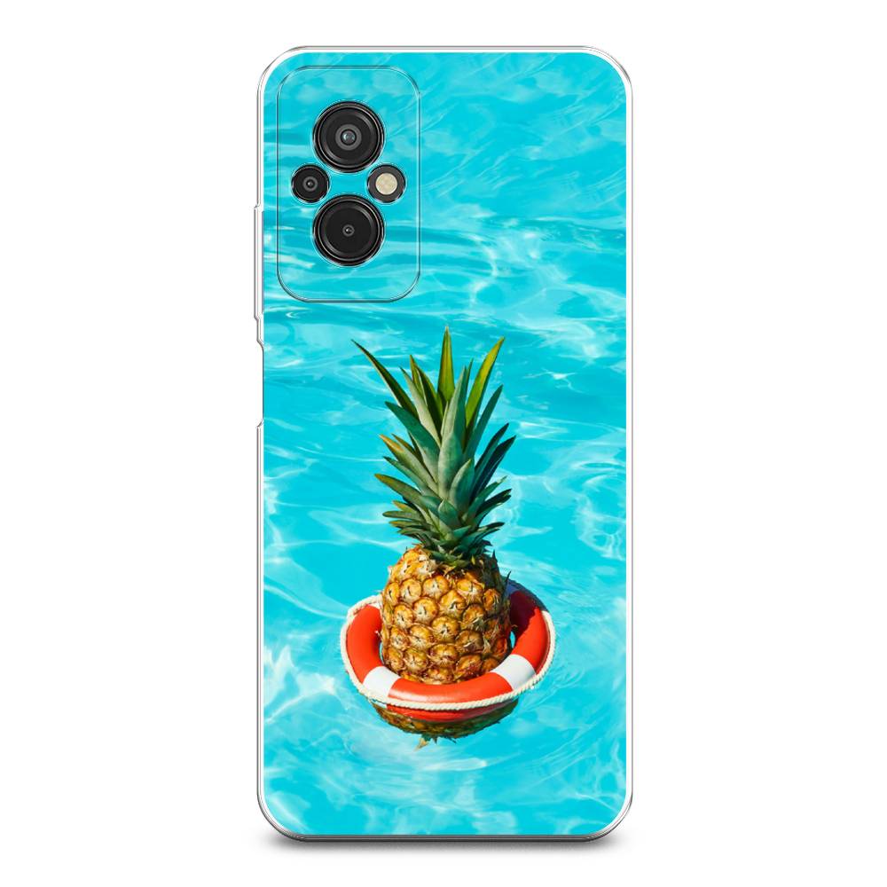 

Чехол Awog на Xiaomi Redmi 11 Prime 4G "Ананас в бассейне", Голубой, 316850-10