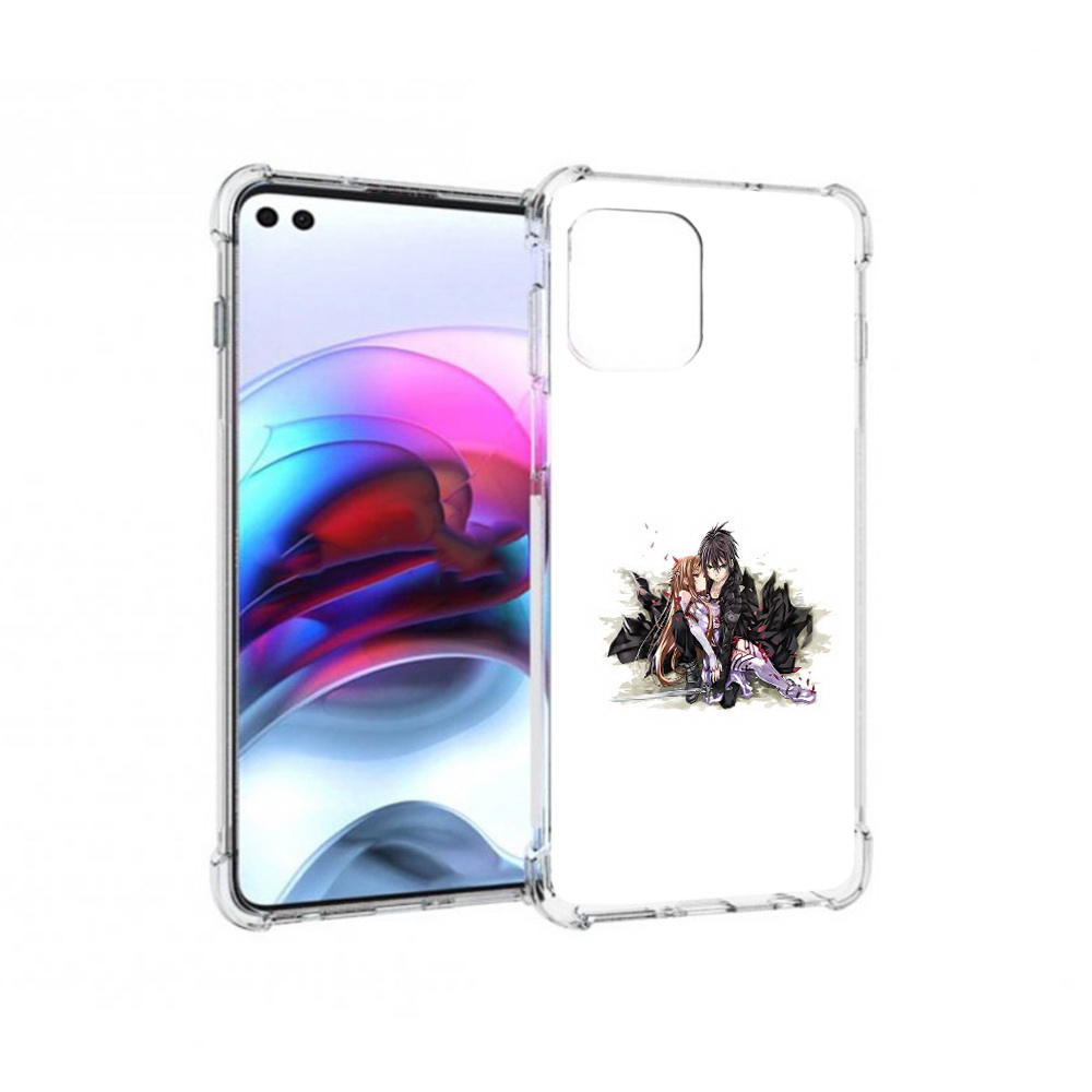

Чехол MyPads Tocco для Motorola Edge аниме асуна (PT157712.351.222), Прозрачный, Tocco