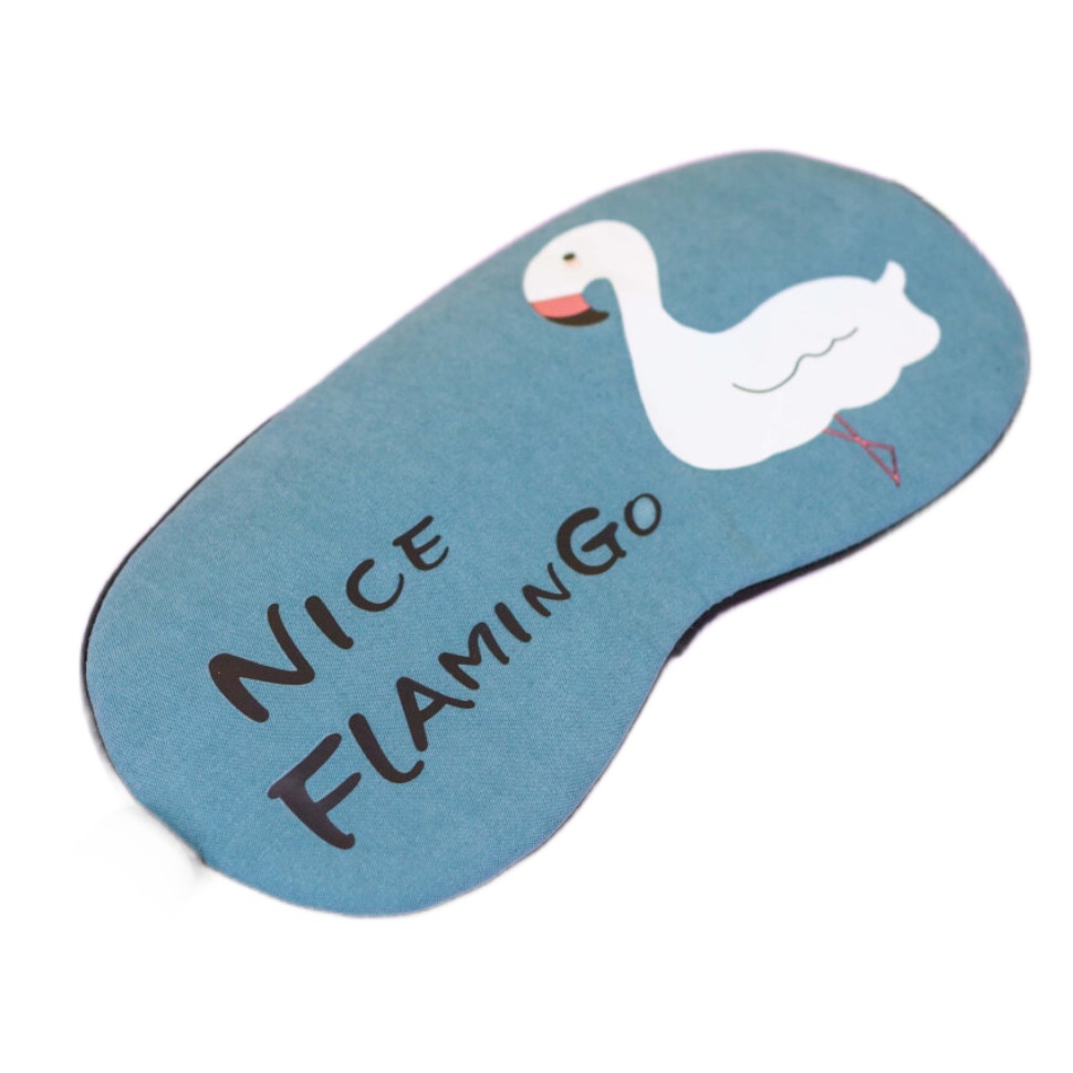 

Маска для сна Nice flamingo голубая, Голубой, Nice flamingo