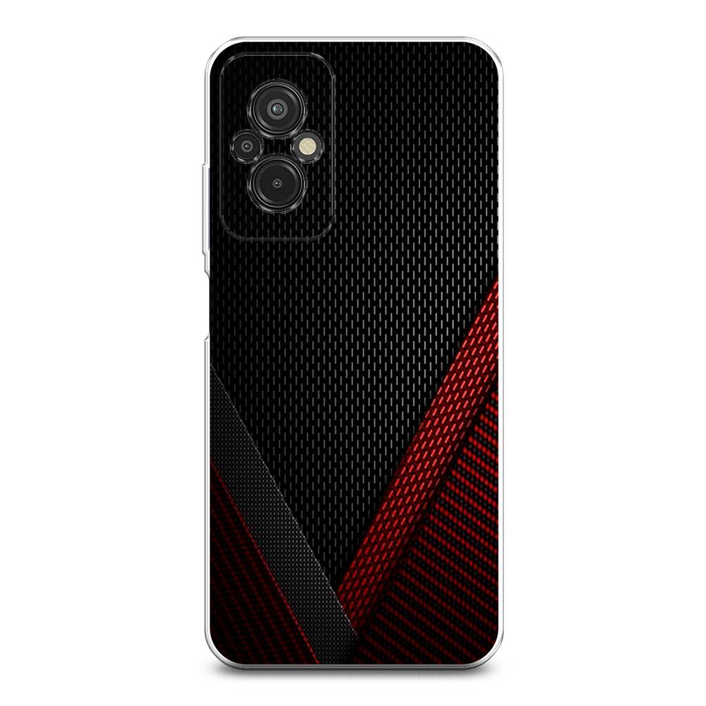 

Чехол Awog на Xiaomi Redmi 11 Prime 4G "Красный карбон", Черный;красный, 316850-3