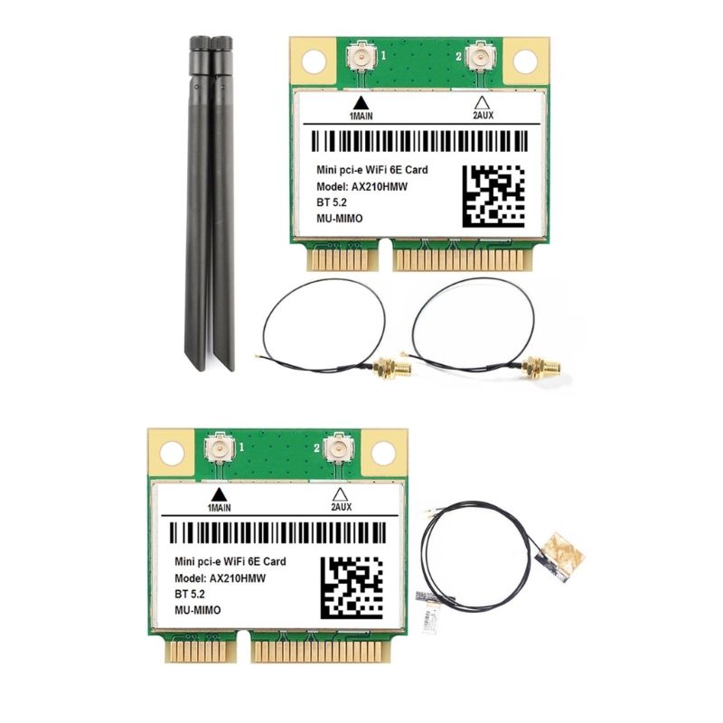 

Приемник Wi-Fi NoBrand для ноутбука; для компьютера Mini PCI-e, Зеленый;белый