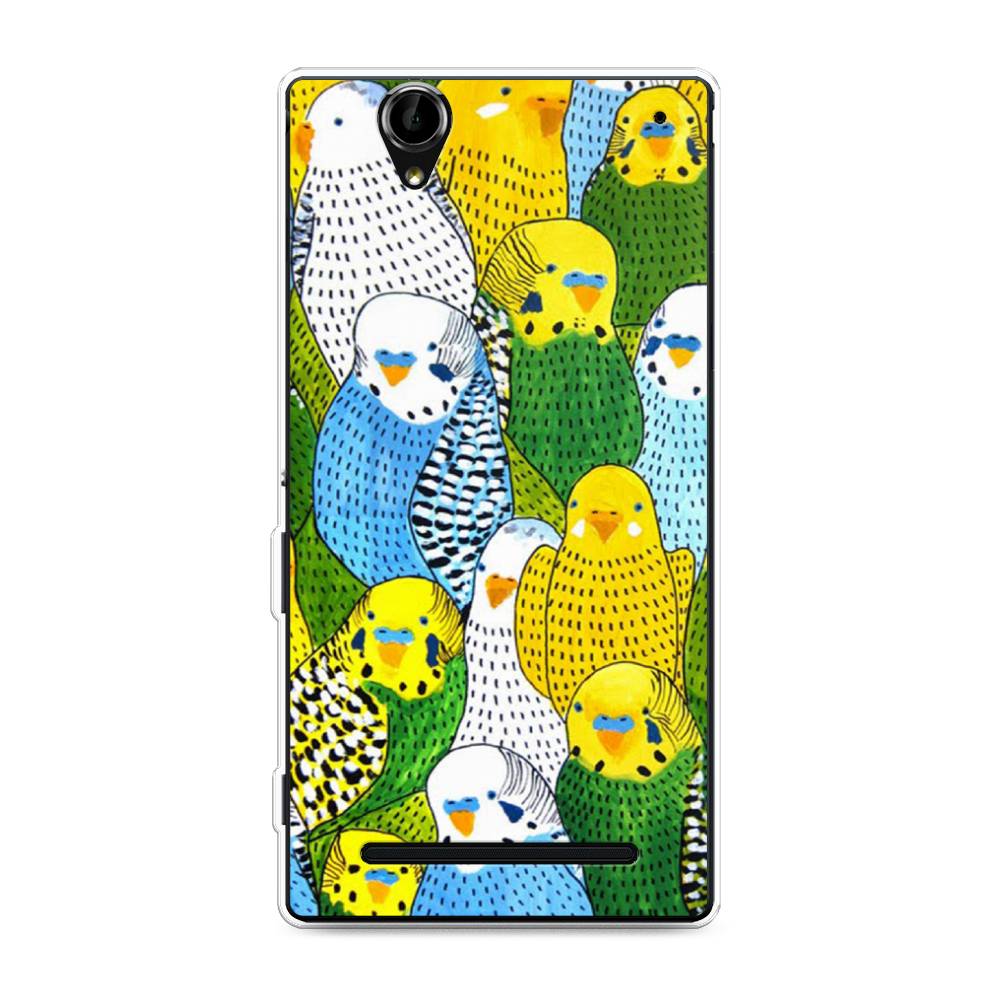 

Чехол Awog на Sony Xperia T2 Ultra "Попугаи", Разноцветный, 50950-1