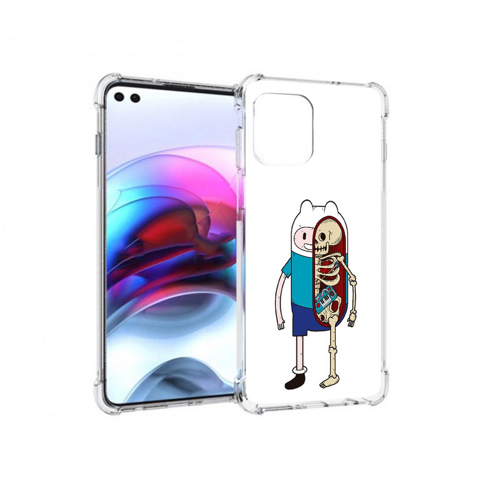

Чехол MyPads Tocco для Motorola Edge Финн скелет (PT157712.351.187), Прозрачный, Tocco