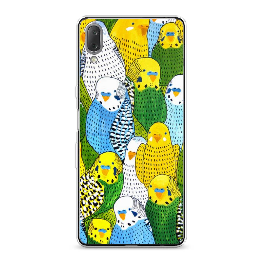 

Чехол Awog на Sony Xperia L3 "Попугаи", Разноцветный, 54450-1