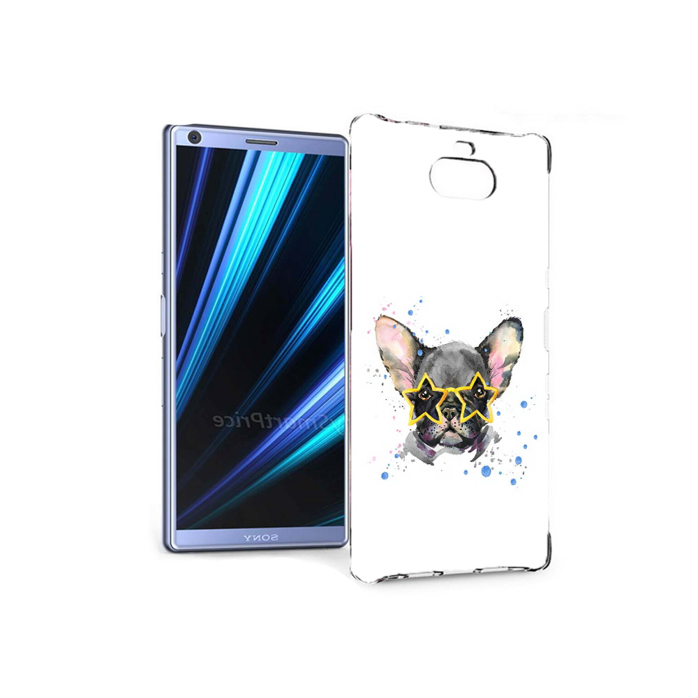

Чехол MyPads Tocco для Sony Xperia 10 буля в очках (PT125953.225.252), Прозрачный, Tocco