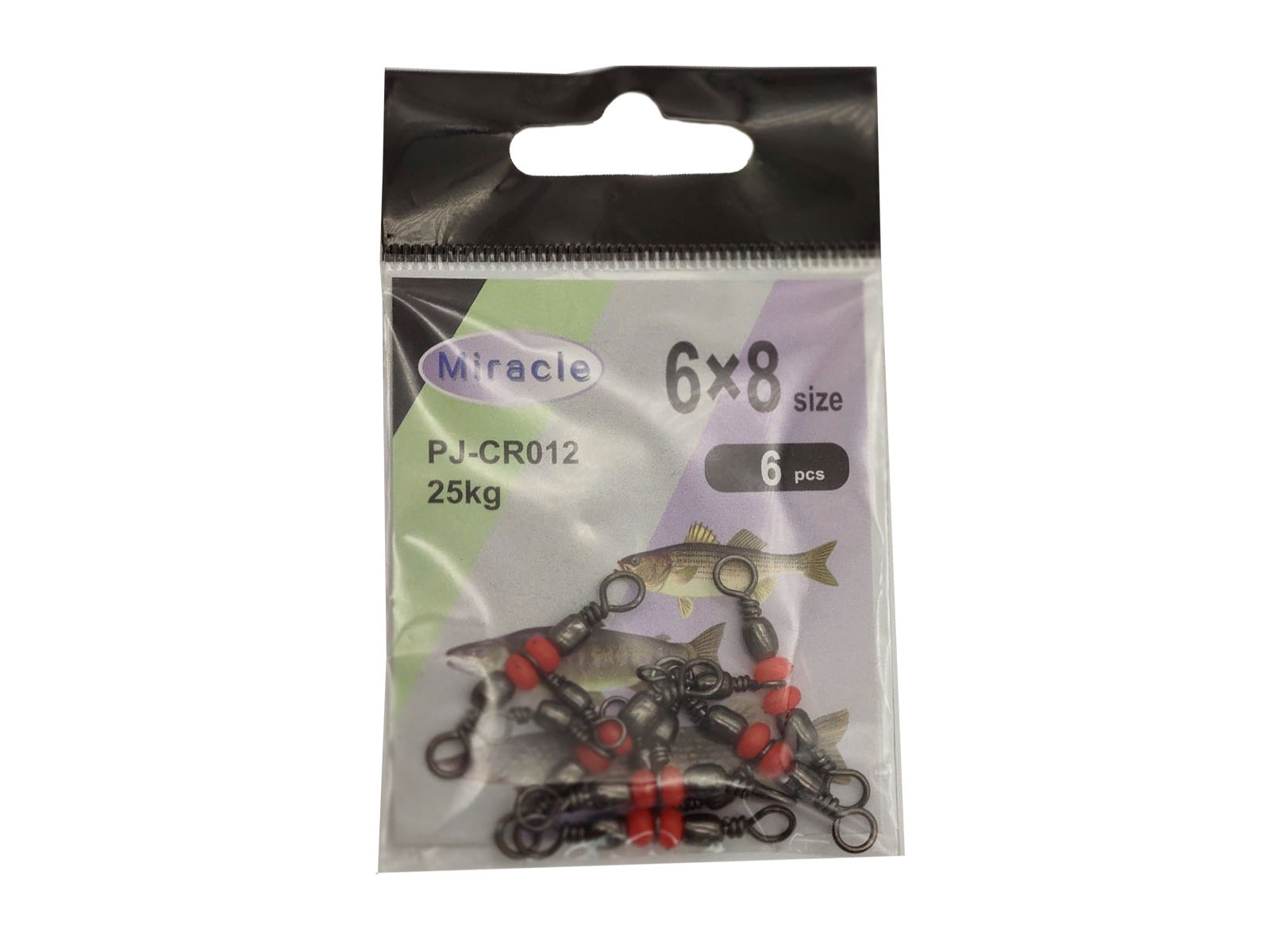

Вертлюг Miracle PJ-CR012 № 6*8 25 кг., Черный, PJ-CR012