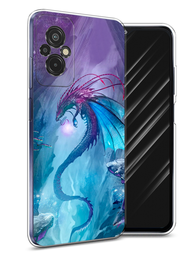

Чехол Awog на Xiaomi Redmi 11 Prime 4G "Водный дракон", Голубой;фиолетовый;синий, 316850-2