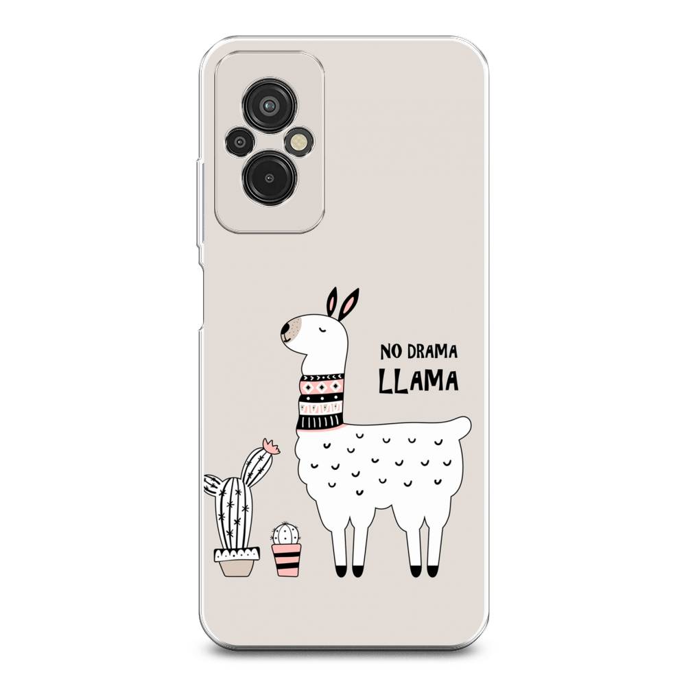 

Чехол Awog на Xiaomi Redmi 11 Prime 4G "No drama LLama", Бежевый;серый;белый, 316850-2