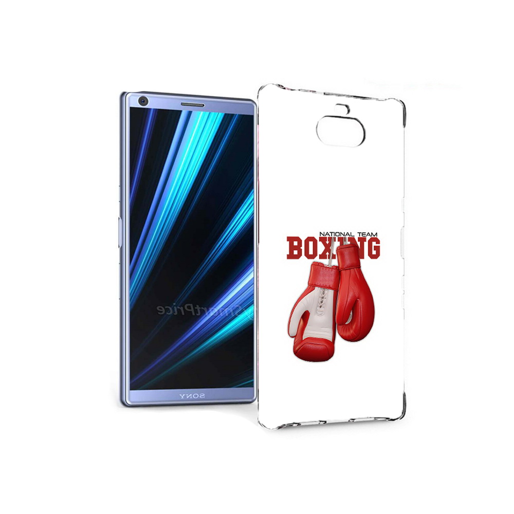

Чехол MyPads Tocco для Sony Xperia 10 боксерские перчатки (PT125953.225.244), Прозрачный, Tocco