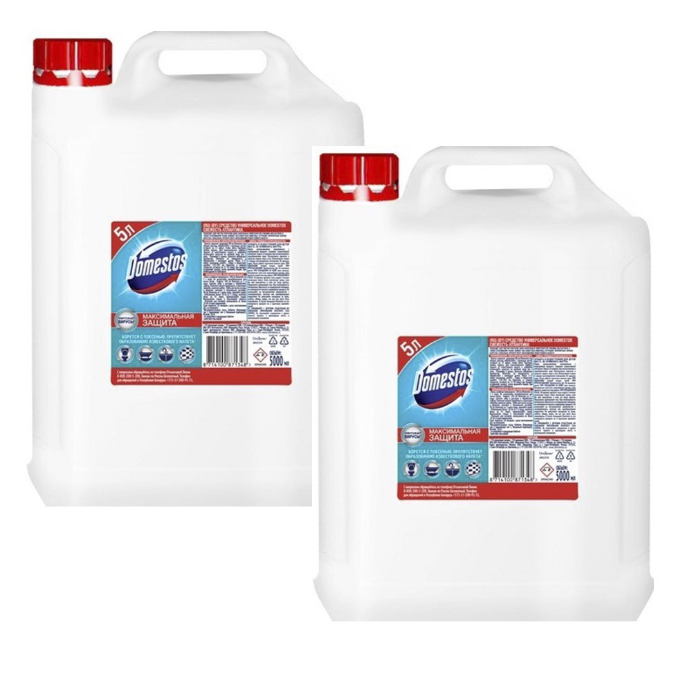 

Средство универсальное Domestos Свежесть Атлантики 5 л х 2 шт
