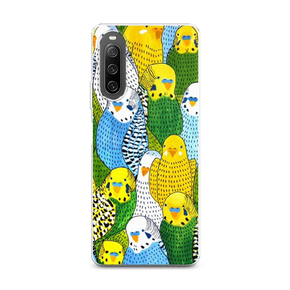 

Чехол Awog на Sony Xperia 10 IV "Попугаи", Разноцветный, 55250-1