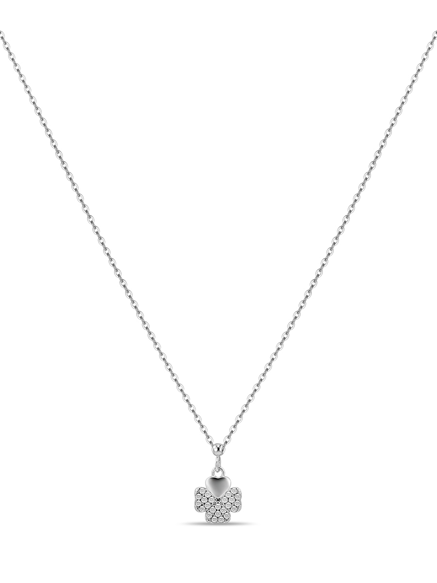 Колье из серебра 45 см MIUZ Diamonds (Московский ювелирный завод) N2036-PR-2602, фианит