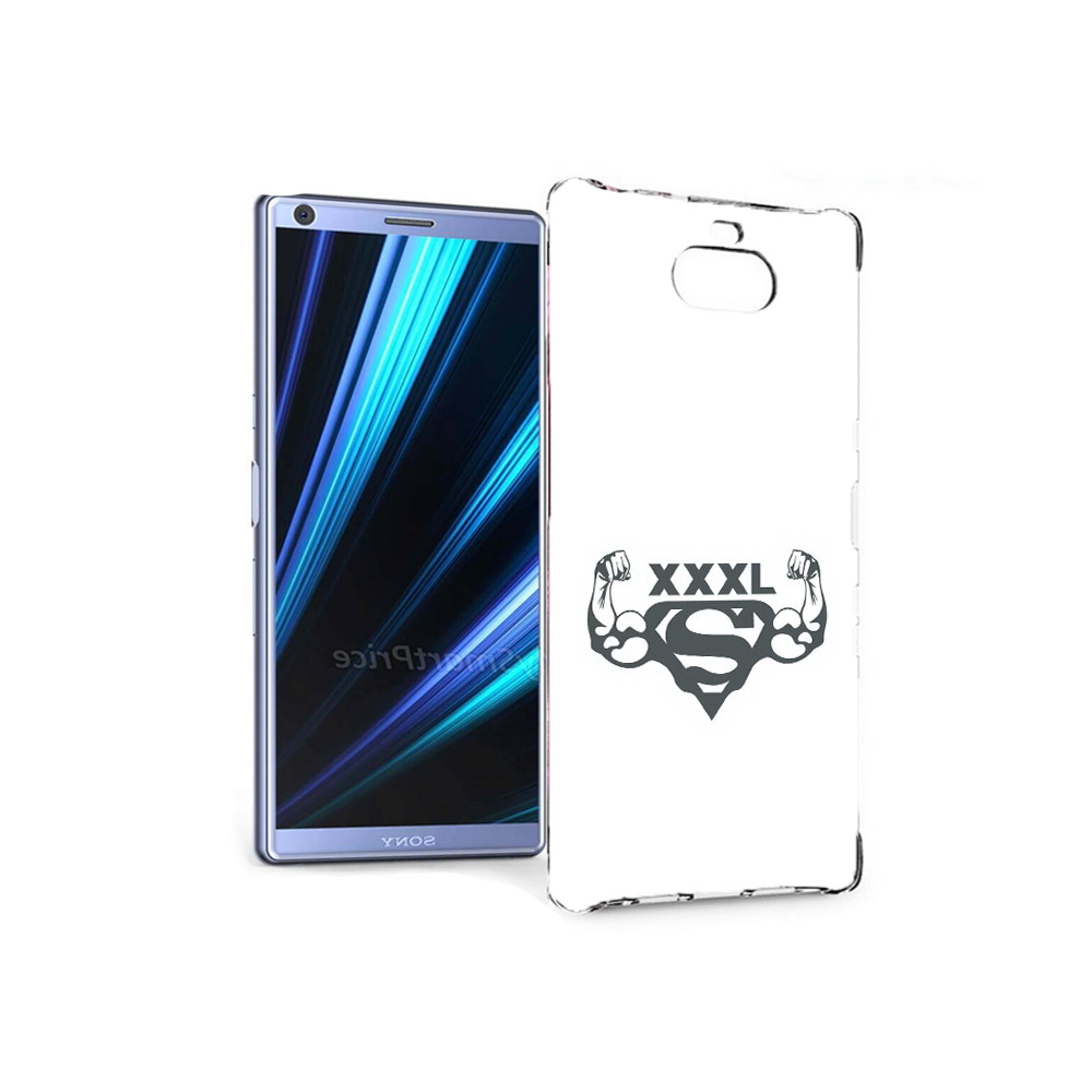 

Чехол MyPads Tocco для Sony Xperia 10 бодибилдинг супермен (PT125953.225.237), Прозрачный, Tocco
