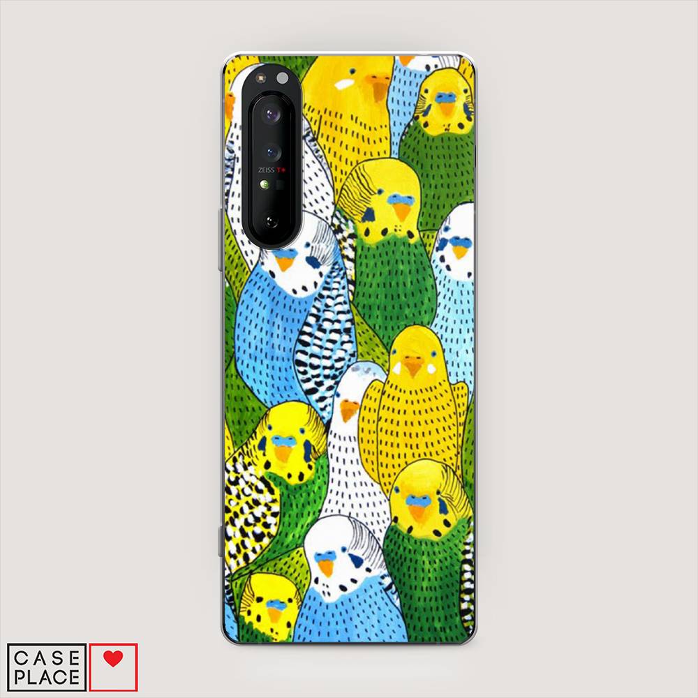 

Чехол Awog на Sony Xperia 1 II "Попугаи", Разноцветный, 54550-1