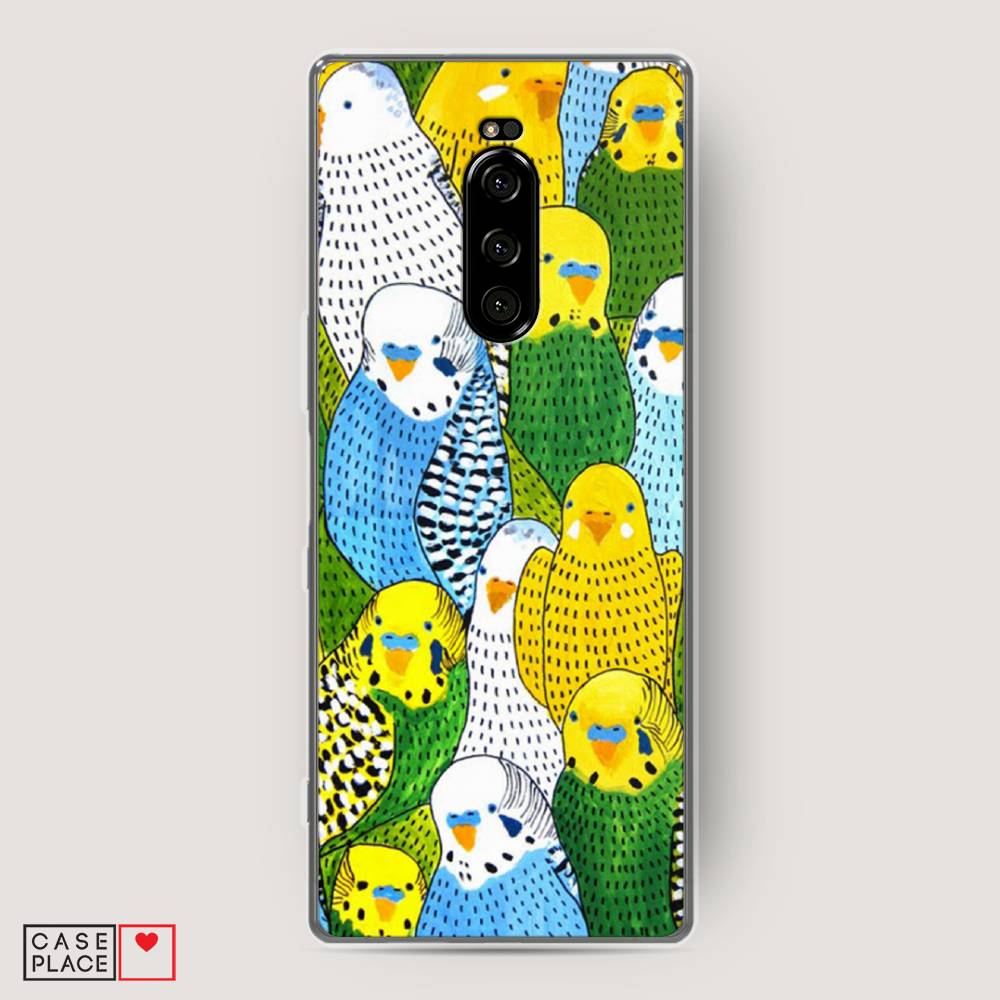 

Чехол Awog на Sony Xperia 1/XZ4 "Попугаи", Разноцветный, 54250-1