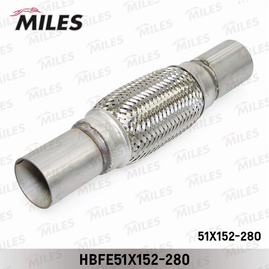 

MILES HBFE51X152-280 Труба гофрированная универсальная 51X280 (152-280) 1шт