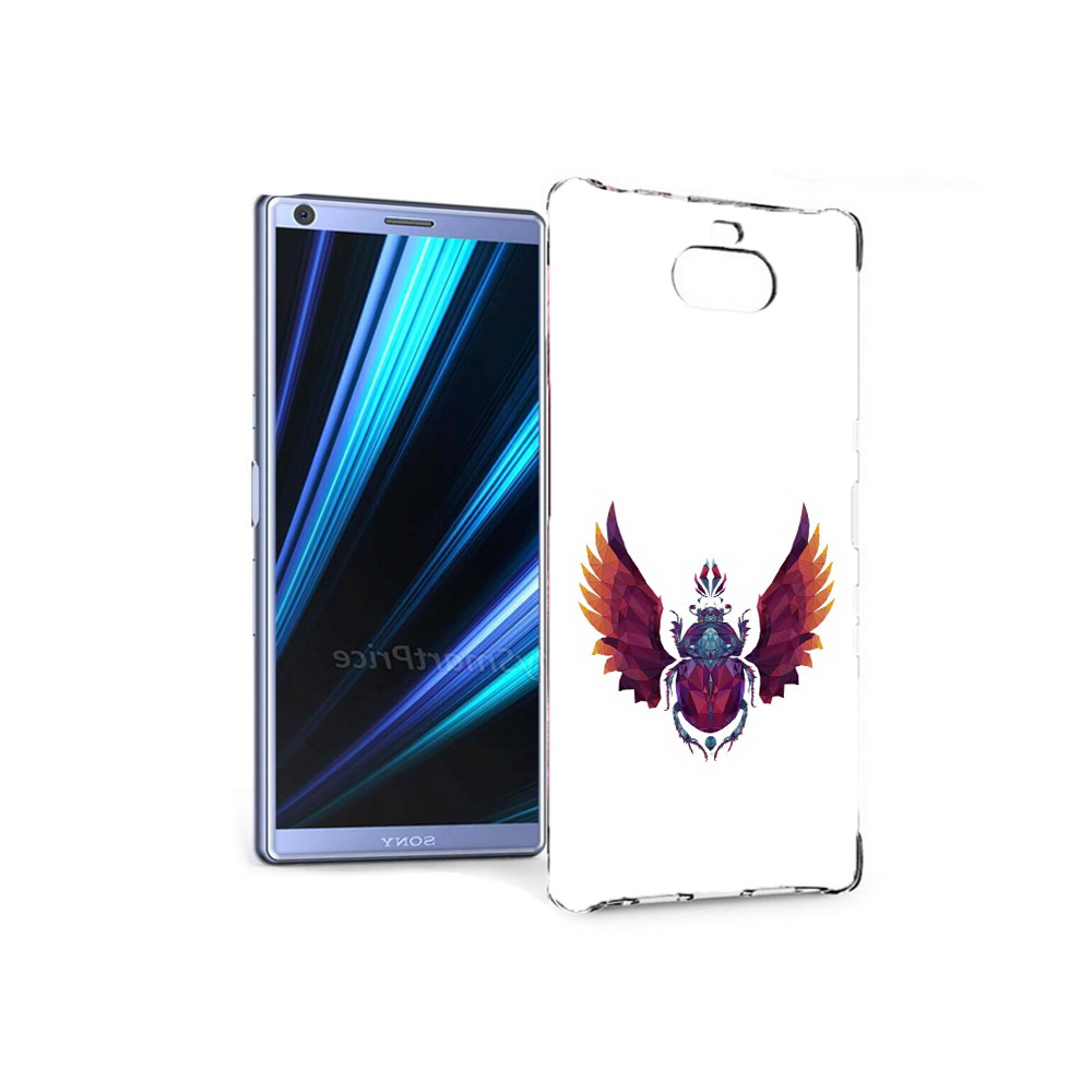 

Чехол MyPads Tocco для Sony Xperia 10 алмазный скоробей (PT125953.225.219), Прозрачный, Tocco